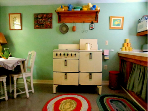 very cool retro kitchen wildflower cottages eureka springs